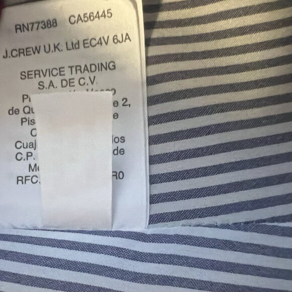 J.Crew Women Wool Blazer Blue Size 10 Winter Preppy Academia Professional - Picture 13 of 13